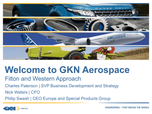 Welcome to GKN Aerospace Filton and Western Approach