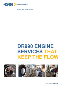 DR990 ENGINE SERVICES THAT KEEP THE FLOW