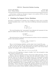 COS 511: Theoretical Machine Learning