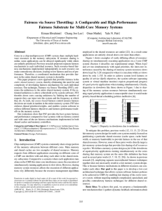 Fairness via Source Throttling: A Configurable and High-Performance