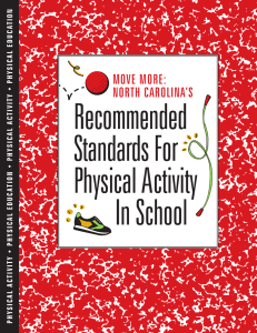 Recommended Standards For Physical Activity In School
