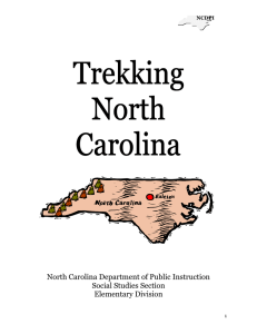North Carolina Department of Public Instruction Social Studies Section Elementary Division NCDPI