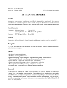 EE 525X Course Information