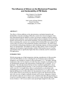 The Influence of Silicon on the Mechanical Properties