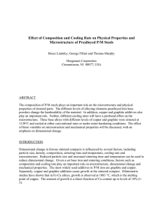 Effect of Composition and Cooling Rate on Physical Properties and