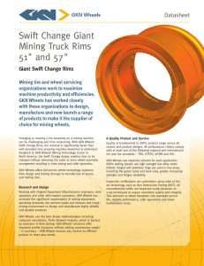 Swift Change Giant Mining Truck Rims 51&#34; and 57&#34; Datasheet