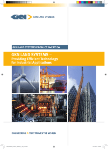 GKN LaNd SyStemS – Providing efficient technology for Industrial applications