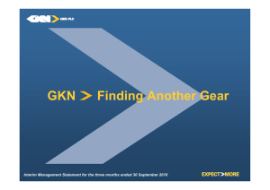 GKN      Finding Another Gear