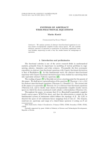 PUBLICATIONS DE L’INSTITUT MATHÉMATIQUE Nouvelle série, tome 95 (109) (2014), 119–132