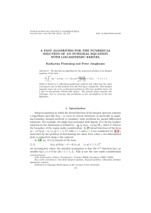 PUBLICATIONS DE L’INSTITUT MATHÉMATIQUE Nouvelle série, tome 96 (110) (2014), 143–157