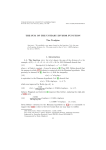 PUBLICATIONS DE L’INSTITUT MATHÉMATIQUE Nouvelle série, tome 97 (111) (2015), 175–180