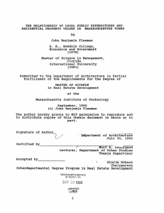 LOCAL VALUES John  Benjamin Fleeman Economics and  Government