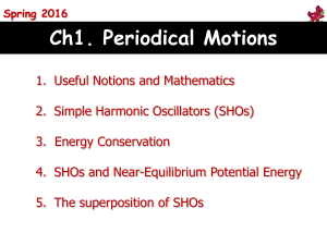 Ch1. Periodical Motions