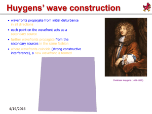 Huygens’ wave construction
