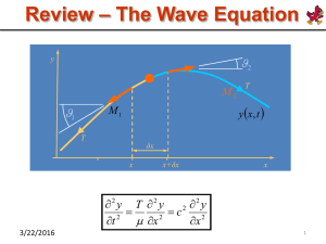 – The Wave Equation Review   