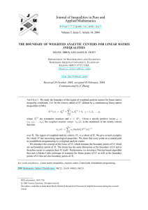 Journal of Inequalities in Pure and Applied Mathematics