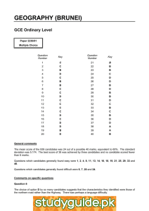 GCE Ordinary Level