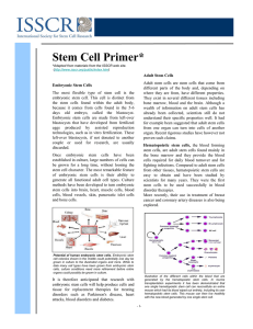 Stem Cell Primer*