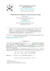 Journal of Inequalities in Pure and Applied Mathematics