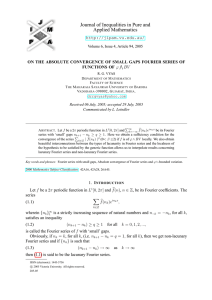 Journal of Inequalities in Pure and Applied Mathematics