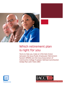 Which retirement plan is right for you
