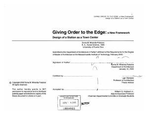 Giving Order to the Edge: aNew  Framework