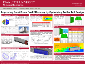 Improving Semi-Truck Fuel Efficiency by Optimizing Trailer Tail Design Mechanical Engineering