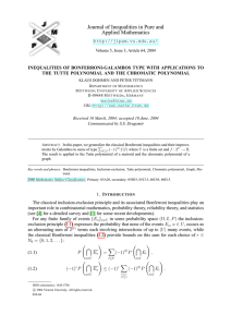 Journal of Inequalities in Pure and Applied Mathematics