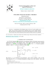 Journal of Inequalities in Pure and Applied Mathematics