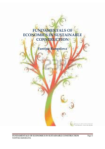 FUNDAMENTALS OF ECONOMICS IN SUSTAINABLE CONSTRUCTION