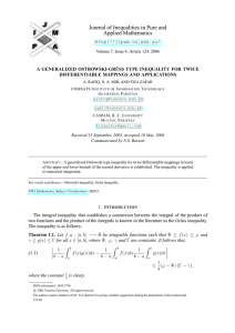 Journal of Inequalities in Pure and Applied Mathematics