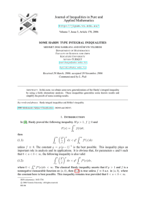 Journal of Inequalities in Pure and Applied Mathematics