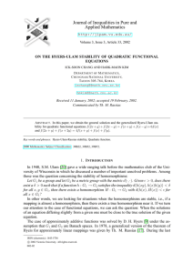 Journal of Inequalities in Pure and Applied Mathematics