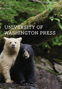 UNIVERSITY of WASHINGTON PRESS Fall 2014