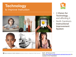 Technology to Improve Instruction Vision for …