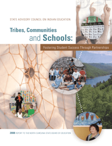 Schools: Tribes, Communities Fostering Student Success Through Partnerships