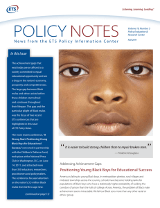 POLICY NOTES In this Issue