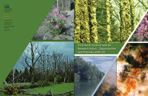 A Dynamic Invasive Species Research Vision:   Opportunities and Priorities 2009–29