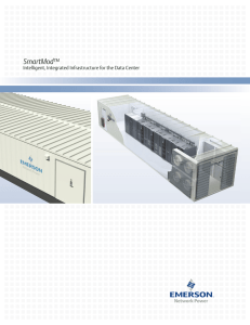 SmartMod™ Intelligent, Integrated Infrastructure for the Data Center