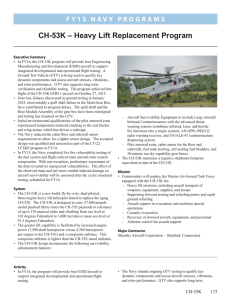 CH-53K – Heavy Lift Replacement Program
