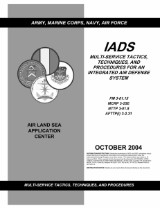 IADS  OCTOBER 2004 MULTI-SERVICE TACTICS,