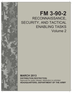 FM 3-90-2 RECONNAISSANCE, SECURITY, AND TACTICAL ENABLING TASKS