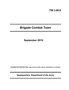 Brigade  Combat  Team FM  3- 90.6 September  2010