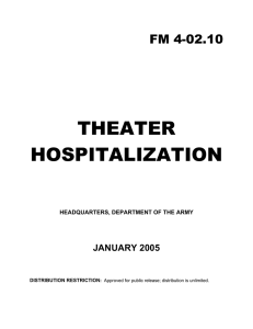 THEATER HOSPITALIZATION  FM 4-02.10