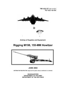Rigging M198, 155-MM Howitzer  JUNE 2004
