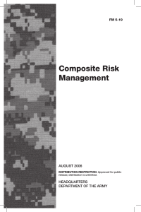 Composite Risk Management AUGUST 2006 HEADQUARTERS