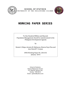 WORKING PAPER SERIES