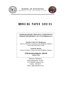 WORKING PAPER SERIES