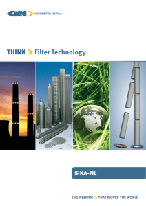 Filter Technology SIKA-FIL ENGINEERING   THAT MOVES THE WORLD