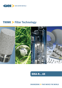 Filter Technology SIKA-R... AX ENGINEERING   THAT MOVES THE WORLD